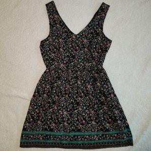 One Clothing Black Floral Dress